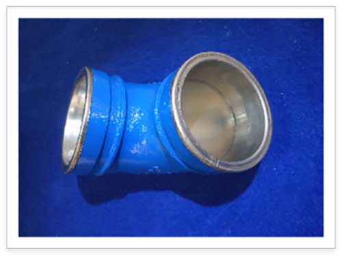 內(nèi)襯不銹鋼溝槽彎頭
