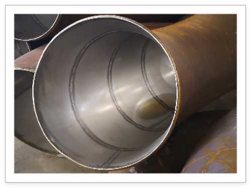 90°內(nèi)襯不銹鋼對焊彎頭